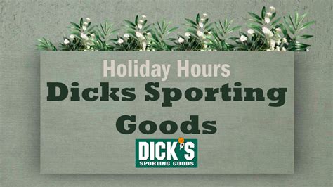 horario dicks|Dick’s Sporting Goods Holiday Hours 2024